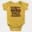 Yaaru Da Avan Mind Puck Panardu Short Sleeve Baby Onesie in Yellow Color
